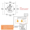 ZigBee 2 Way Light Switch, Touch Multi-Control Switch, Neutral Wire Optional, No Capacitor EU