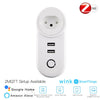 ZigBee3.0 Dual USB Wireless Socket Plug 2MQTT Setup Available