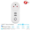 ZigBee3.0 Dual USB Wireless Socket Plug 2MQTT Setup Available