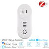 ZigBee3.0 Dual USB Wireless Socket Plug 2MQTT Setup Available
