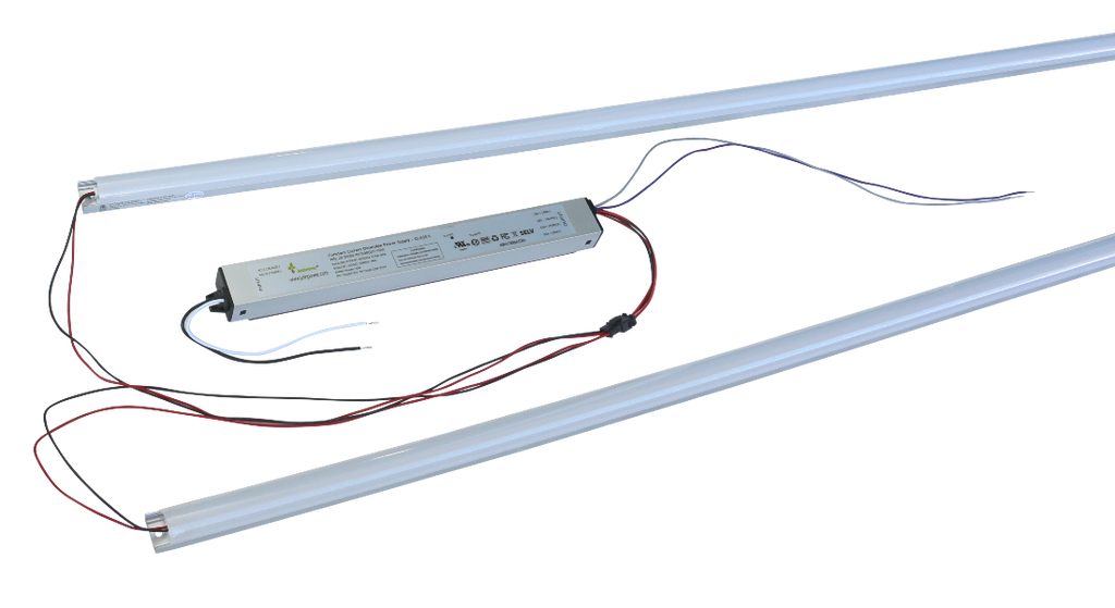 4ft Magnetic Linear LED Retrofit Kit - 36W - 4680 lumens - 5000K - 0-10V dimmable - Lumimuse