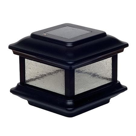 Lumimuse Colonial Solar Cap Light - Black