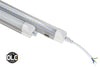 LED One Distribution T8 Integrated Base 8ft LED Tube Light 36W 4000 lumens 5000k Not Dimmable IP54 - Lumimuse
