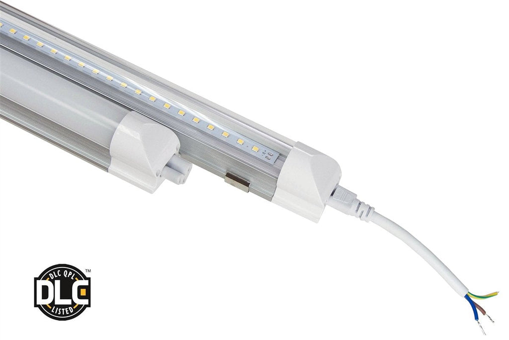 LED One Distribution T8 Integrated Base 8ft LED Tube Light 36W 4000 lumens 5000k Not Dimmable IP54 - Lumimuse