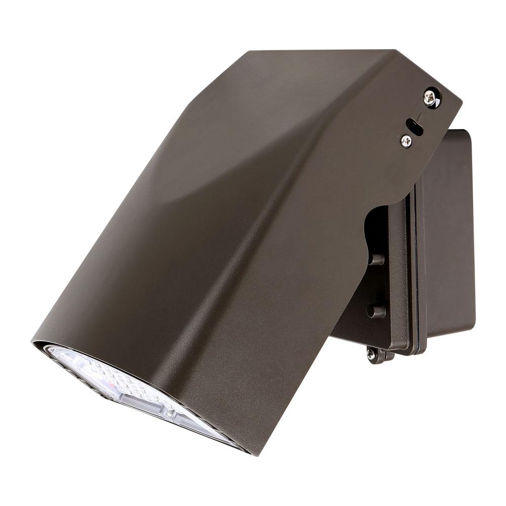 LED Slim Wall Pack Light - Adjustable - 40W - 5200 Lumens - 4000K - 175W Equal - Lumimuse
