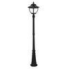 Pagoda Solar Lamp Post Light - Lumimuse